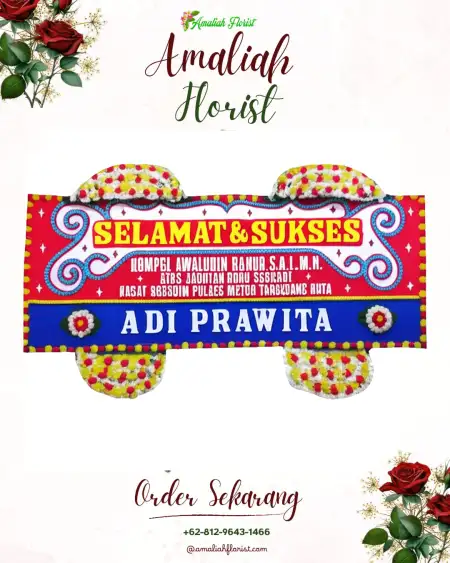 Papan Bunga Ucapan Selamat Lambu Kibang