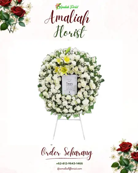 Krans Bunga Duka Lambu Kibang